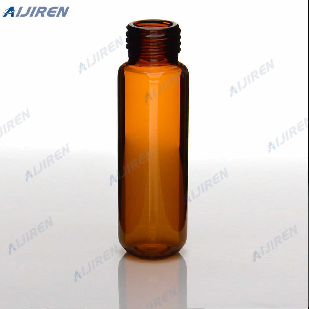 al crimp 18mm beveled finish ultra low bleed ptfe septa vials